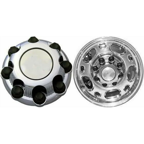 Wheel Hub Cap Fits GMC/Chevy Avalanche, Silverado Wheel Rim, 8 Lug Center Cap (No Logo), 9597170 008-1