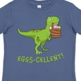 thumbnail image 4 of Inktastic Eggs-cellent Cute Easter T-rex Dinosaur Boys or Girls Toddler T-Shirt, 4 of 5