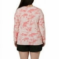 thumbnail image 2 of Hang Ten Womens Sun Tee,Pink,XX-Large, 2 of 3
