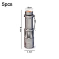 thumbnail image 2 of 5 Pcs Mini Lampe de Poche Rechargeable à Zoom Télescopique, 2 of 5