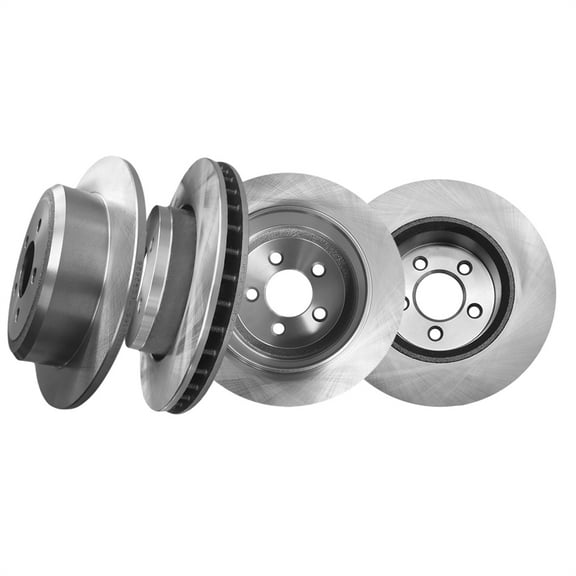 Set of 4 Front 302mm-Rear 316mm Brake Disc Rotors For 2007-2011 Dodge Nitro
