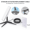 thumbnail image 7 of Starlink Cable for Starlink Rectangular Satellite V2, Starlink Replacement Cable (6FT /1.8M), Grey, 7 of 7