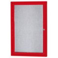thumbnail image 2 of AARCO Outdoor Illuminated Enclosed Wall Mounted Bulletin Board, 2 of 3
