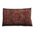 thumbnail image 1 of Ahgly Company Traditional Classic Outdoor Rectangular Rust Pink Lumbar Throw Pillow, 13 inch by 19 inch, 1 of 5