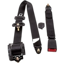 Maxpeedingrods Retractable 3 Point Safety Seat Belt Straps Car Auto Vehicle Adjustable Belt Kit