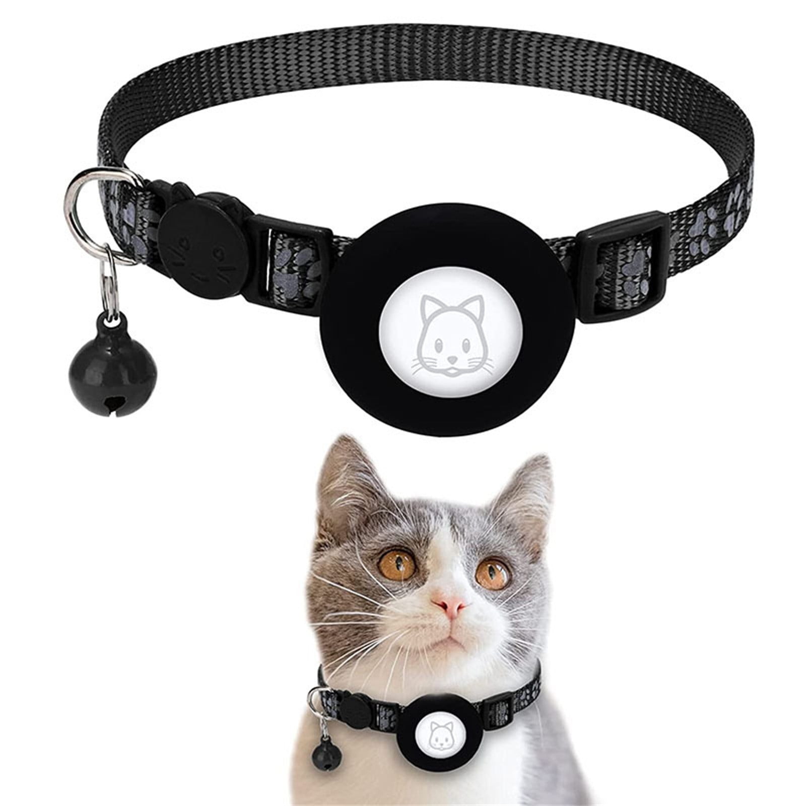 Airtag Cat Collar, Air tag Cat Collar with Bell and Safety Buckle