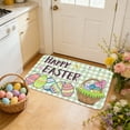 thumbnail image 4 of Djunllk Easter Door Mat - Non Slip Stain Resistant Stylish Floor Mat Room Decoration Carpet for Door Entryway, 15 x 23 inch, 4 of 6