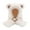 White, variant on Plush Bear Ear Hooded Scarf Winter Hat For Women Girl Soft Rabbit Furs Fashion Headwear For Cold Weather Outdoor