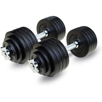 Yes4All Adjustable Dumbbell 52.5 lbs for Beginner Workout & Lift