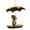 Cat, variant on Metal Squirrel Gardening Decoration with Animal Statues and Umbrella for Gardens, Patios, or Balconies, Attracts Birds and Ensures All-Weather Durability