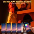thumbnail image 3 of Sunset Lamp Projection with Remote Control Endless Colors Sunset Projector Lights LED APP Floor Lamp Multiple Colors Night Light for Christmas Gifts Photography/Party/Bedroom Sunset Lamps, 3 of 5