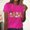 Hot Pink Womens Tops, variant on Wycnly Womens Tops Dressy Casual Summer Round Neck Mama Letter Print Tees Mama Letter Print Shirts Mother's Day Loose Breathable Ladies Fashion Pullover Blouses Wine l