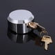 thumbnail image 2 of Concealed Shackle Lock Concealed Shackle Padlocks Keyed Alike Trailer Puck Padlocks Hockey Puck Lock for Warehouse, Container, 2 of 5
