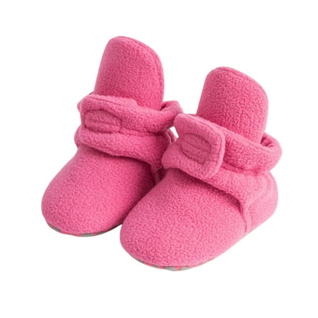 

Sprifallbaby Newborn Girls Winter Boots Solid Color Ankle Boots Warm Baby Walking Shoes for Toddler Infant