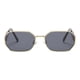 thumbnail image 2 of Gafas de sol para mujer, protección solar, modernas y cómodas, gafas de sol Y2K para senderismo. Negro, 2 of 9