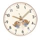 thumbnail image 2 of Wall Clock Non Ticking 8in Simple Style Quartz Movement Home Decoration for Bedroom Living Room, 2 of 5