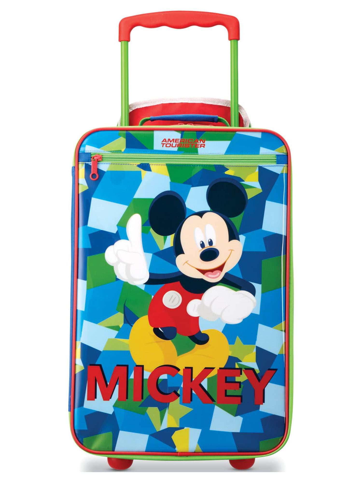 Kids Mickey Mouse Abstract Art Suitcase, Unique Suitcase, Custom Traveling  Luggage 