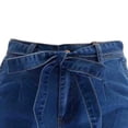 thumbnail image 5 of Gubotare Jean Shorts for Women Denim Women's Casual Ripped Denim Shorts High Rise Distressed Rolled Hem Jeans Shorts (Light Blue,Size M), 5 of 7