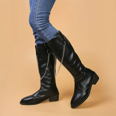 

Flash Picks Sale Christmas Juebong Winter Boots for Women Shoes Low-Heel Comfortable Outdoor Non-Slip Outdoor Mid-Calf Boots