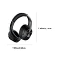 thumbnail image 5 of Hybrid ANC Wireless Headphones with Microphone, Deep Bass, 5.3 Hi-Fi Stereo, 30H Playtime, Over-Ear for PC/Smartphone/TV, 5 of 10
