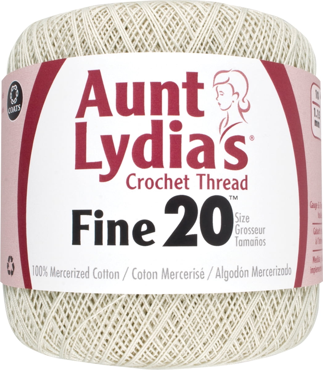 Aunt Lydia's¬Æ Classic‚Ñ¢ Natural Crochet Thread, 2730 Yards Size