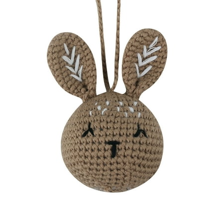 

Lovely Cartoon Shaped Baby Bed Around Hanging Supplies Durable Cotton Infant Toy