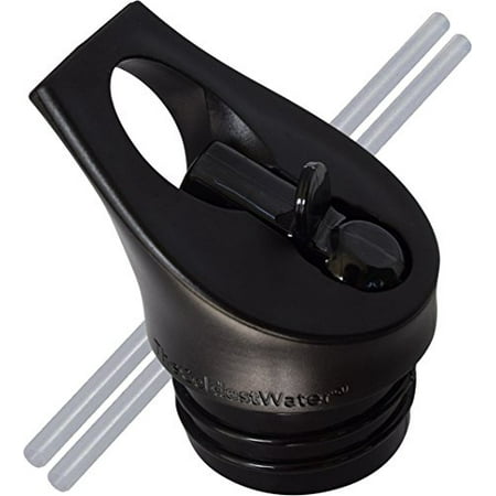 

The Coldest Water Standard Size Mouth Hydro Sports Straw Cap Flip Top Lid - Multi-compatible with Standard Flask Mouth Size Stainless Steel Water Bottles