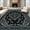 Black, Pattern 2, variant on ODIKA 4'x6' Machine Washable Non-Slip Area Rug, Striking Gothic Charm Theme High Traffic Rug, Black, 29668