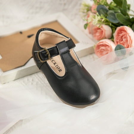

Toddler Girls Mary Jane Dress Shoes Ballet Flats For Party School Shoes Bowknot Princess Shoes
