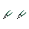 thumbnail image 3 of Methold Pelacables de fibra Mango antideslizante Abrazadera Alicates pelacables Acero Profesional Portátil de bolsillo Herramienta de mano de Verde 2piezas, 3 of 6