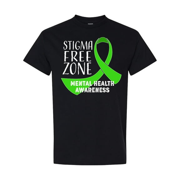 Inktastic Stigma Free Zone Mental Health Awareness T-Shirt