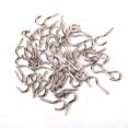 thumbnail image 2 of 50pcs Screw Hook Eye Silver, 2 of 8