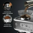 thumbnail image 4 of 1Pcs Machine à Espresso en Acier Inoxydable à Affichage Numérique pour Broyage de Grains, 4 of 8