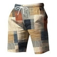 thumbnail image 4 of kamemir Cargo Shorts Men's Twill Cargo Short(White,XXL), 4 of 4