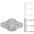thumbnail image 2 of Everly Women's Diamond 10K White Gold Engagement Ring, 2 of 7
