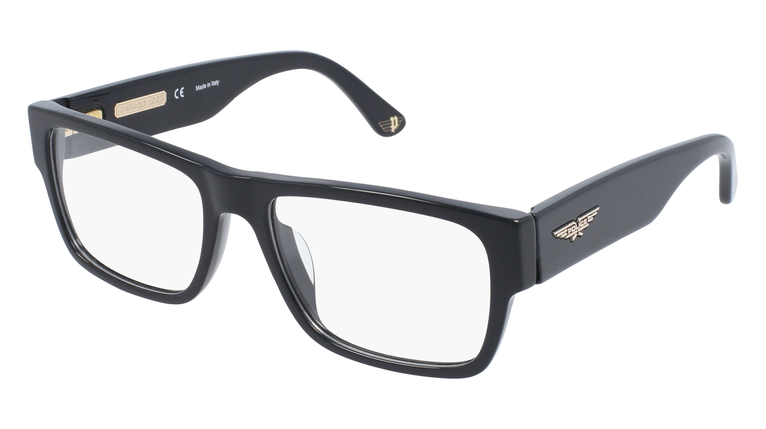 EYEGLASSES FRAME POLICE BLACK MEN VPLA500700 Walmart Canada