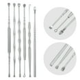 thumbnail image 3 of Unique Bargains 6Pcs Stainless Steel Ear Cleansing Tool Set Set Anti-slip Design with Storage Case Silver Tone, 3 of 7
