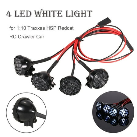 

WANYNG HSP RC 1/8 1/10 White Crawler Light Lampshade LED for with 4 Accessory Car Model