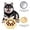 Yellow, variant on Generic Portable Slow Feeder Bowl for Dogs, Cute Dog Paw-Shaped Slow-Feeding Bowl, Interactive Anti-Choking Plastic Pet Bowl with Non-Slip Base
