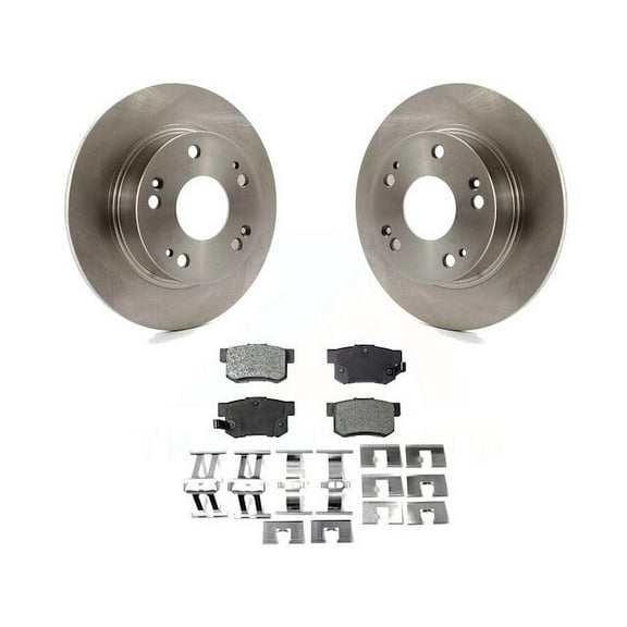 Rear Brake Pad and Rotor Kit - Compatible with 2003 - 2007 Honda Accord 2004 2005 2006