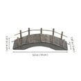 thumbnail image 2 of Miangastore Miniature Wood Arch Bridge Model Mini House Garden Bridge Decor Micro Scene Accessory, 2 of 8