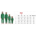 thumbnail image 1 of Tenues Parent-Enfant de Noël, Combinaison à Capuche à Manches Longues Imprimé Dessin Animé Tenue Décontractée, 1 of 6