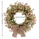 thumbnail image 3 of CaiYueKe Artificial Flower Wreath for Front Door Decor, Berry Wreath with Bow, Farmhouse Rustic Home Decor, Wall Hanging Decoration, Indoor Outdoor Welcome Wreath, 3 of 8
