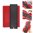 thumbnail image 2 of WHEANG Gauge 5 Inch Or10 Inch Widen Plastic Profile Gauge Duplicator Precisely Copy Irregular Shapes Wood Template Measuring Tool for and Easy Cutting (5 Inch Or10 Inch Red Green Blue ) Red, 2 of 8