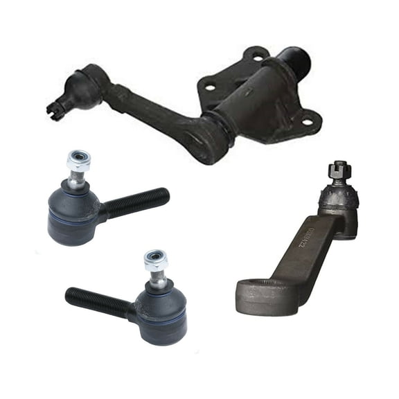4 Pc Front Outer Tie Rod Ends Left Right   Idler & Pitman Arm Steering Kit