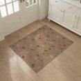 thumbnail image 3 of ODIKA 3'x5' Tan Beige Scattered Pebble Stone Abstract Washable Area Rug Modern Dotted Speckled Contemporary Design for Hallway, Laundry Room, Non-Slip, Flatweave, Easy Care, 3 of 7