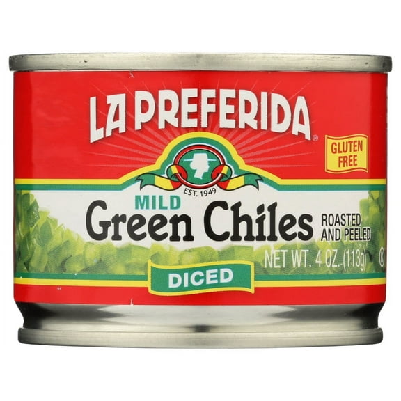 La Preferida Diced Green Chiles, 4 Oz