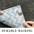 thumbnail image 6 of Pug and Footprints Door Rugs,Washable Non Slip Door Mats Indoor,Decorative Door Mats,Entry Mat Indoor for Entrance,Bedroom,Kitchen,Bathroom,16"x24", 6 of 6