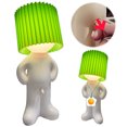 thumbnail image 4 of Lámpara Mesita Noche Divertida Mesa Creativa Tímido LED Pequeña Hombre Pequeño Con Pantalla Enchufe Decorativo para, 4 of 9