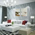 thumbnail image 4 of 3D Embossed Wallpaper Modern Non Woven Bedroom Living Room Background Wallpaper, 4 of 8